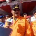 enjabat Gubernur Kepulauan Bangka Belitung, Safrizal Zakaria Ali usai upacara peringatan HUT ke-52 Basarnas